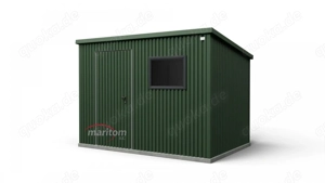   Blechgarage Schuppen Lagerraum Gartenbox Gartenhaus