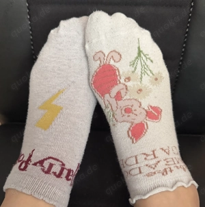Süße getragene Socken 