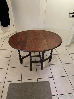 Antiker Gateleg-Klapptisch   Barley-Twist ca. 1900