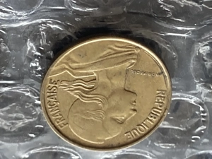 Münze Münzen Umlaufmünze Frankreich 10 Centimes 1963 Bild 2