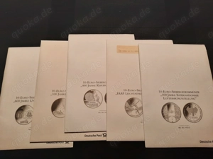 Silber-Gedenkmünzen(2009)-5 verschiedene-Strlingsilber(925 1000) !Nur noch 2 Sets da!