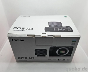 Canon EOS M3 + Zub. Ovp. - Topzustand!