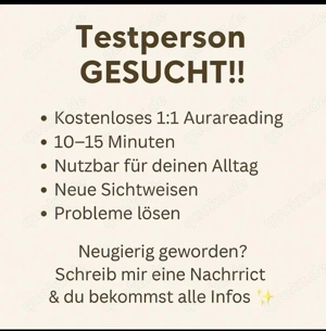 Aura-Analyse   10 kostenfreie Plätze für Testpersonen