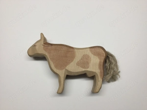 Holzspielzeug Figur Kuh Ostheimer 