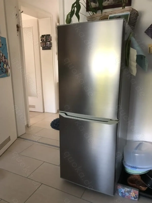 Verschenke Kühlschrank - Noname - siber - B: 50 T: 54 H: 140cm voll funktionstüchtig, ca. 7 Jahre