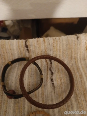 modeschmuck Set mit mehreren Teilen braun Päckchen  Bild 3