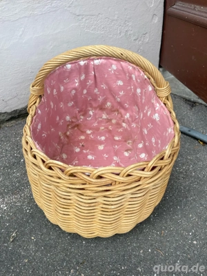 Einkaufskorb aus Holz, Weidenkorb, geflochtener Korb