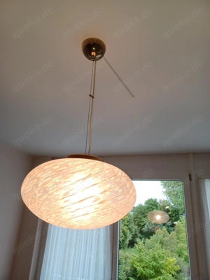 Murano Deckenhängelampe "Ellipse Moon" weiß