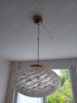 Murano Deckenhängelampe "Ellipse Moon" weiß Bild 4