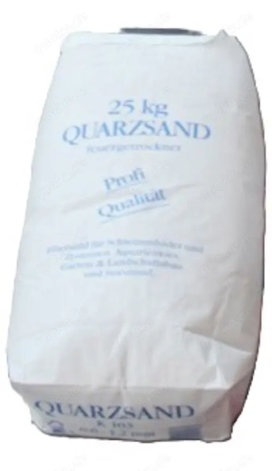 Quarzsand 25kg Filtersand Schwimmbadtechnik, Aquarien- und Terrariensand, usw.