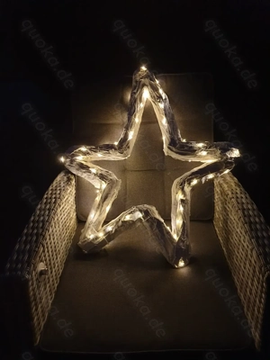 Betonstern, Stern aus Beton, Weihnachtsdeko, Unikat 