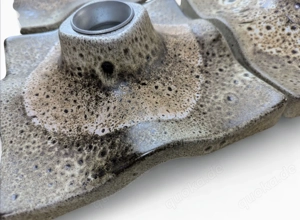 Fat Lava Keramiklampen aus den 60er 70er Jahren