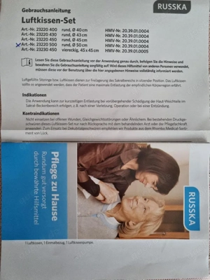 Luftkissen - Sitzring zur Freilagerung im Sakralbereich - neuwertig! Bild 2