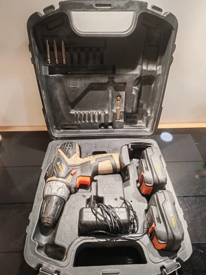 Akkubohrschrauber , Bohrschrauber mit 2 Akku