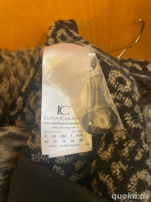 Leomantel von Luisa Cerano, Hemdmantel, Leopardenmuster, Größe 42 44, Neu Bild 3