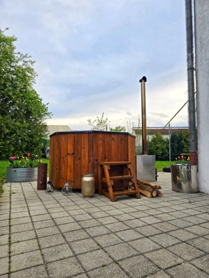 Mobiler Hot Tub Badefass Zuber mieten