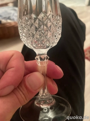 5 kristall gläser sekt 