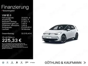Volkswagen ID.3 Pro *NAVI*KAM*SHZ*18Zoll*ACC*Komfortpaket*