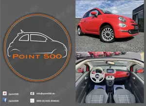Fiat 500C Cabrio AC-Auto RIESENAUSWAHL AN FIAT500!!