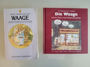 Sternzeichen Buch, Waage, 2 Stück
