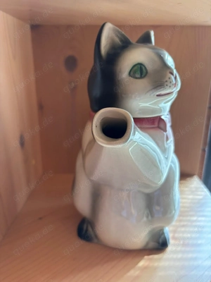 Teekanne Katze Vintage