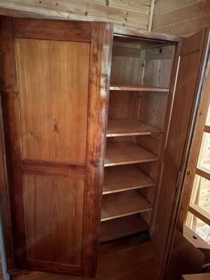 Nur am 08.10.25 ! Schrank antik alt Massivholz zerlegbar-kurzfristig