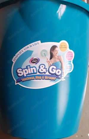 Spin & Go Wischmop mit Ersatzmop
