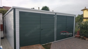   Blechgarage nach Maß Doppelgarage Premium