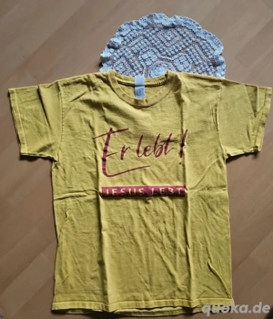 2x christliches T-Shirt Gr.152