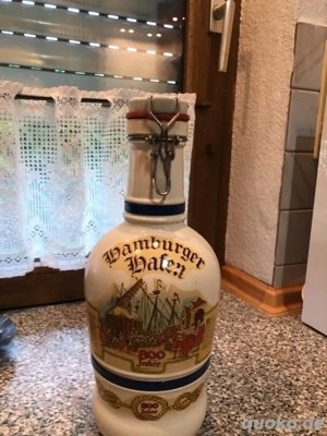 Deko Bierflaschen alle leer mit Bügeln