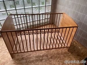 Paidi Kinderbett 140x70 Massivholz in Buche zu verkaufen