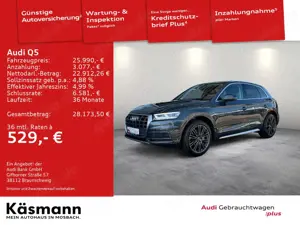 Audi Q5 sport 2.0TDI qu LUFT LED NAV VIRTUAL SHZ GRA