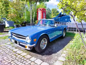 Triumph TR6 in seltener Original-Triumph-Farbe french blue Bild 5