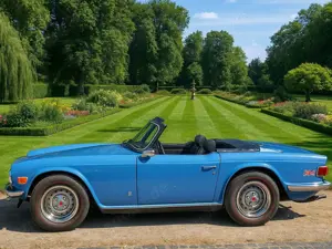 Triumph TR6 in seltener Original-Triumph-Farbe french blue Bild 3
