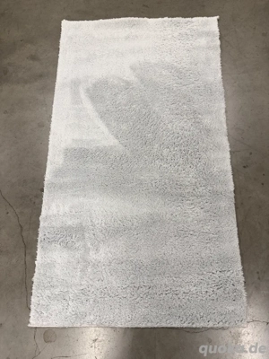 Shaggy Teppich 60x110 cm   Weicher Hoch- & Langflor Flokati in Grau   Wie Neu