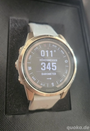 Garmin Fenix 7s  Solar , Sapphire Titan .