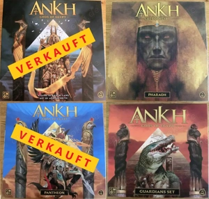 Erweiterungen zum Brettspiel "Ankh - Gods of Egypt"