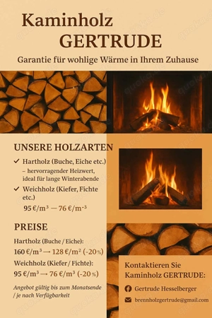 Sehr gutes brennholz