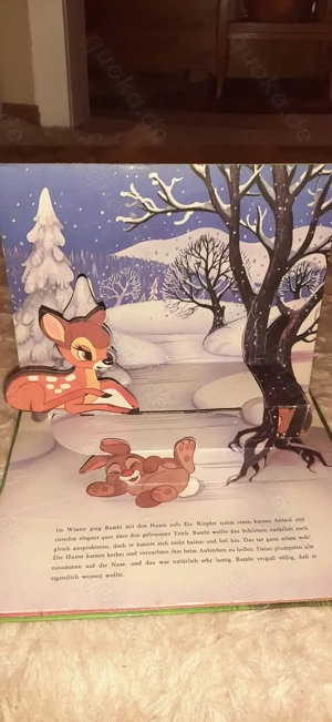 Alte Märchen Faltbücher Cinderella und Bambi Bild 8