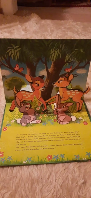 Alte Märchen Faltbücher Cinderella und Bambi Bild 11