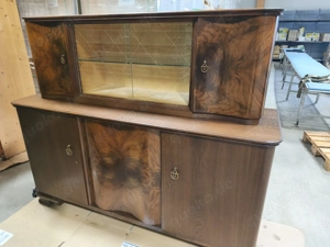 Antik Schrank Eiche massiv