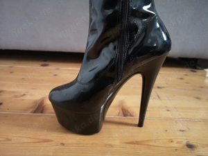 High Heels Kniestiefel aus Lack Marke Cottelli Gr. 37 Bild 6