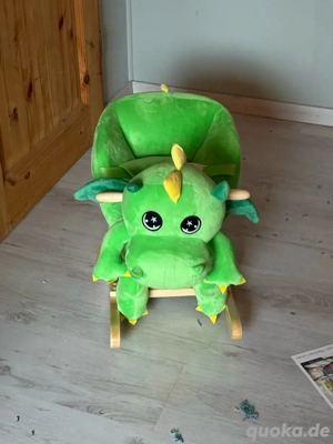 Wippe für Kleinkind (Tabaluga) sucht neuen Besitzer