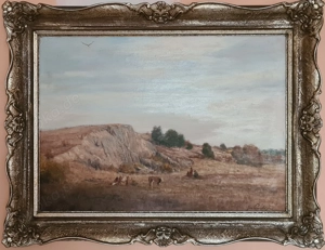 Antikes Gemälde des tschechischen Malers Josef PROCHÁZKA