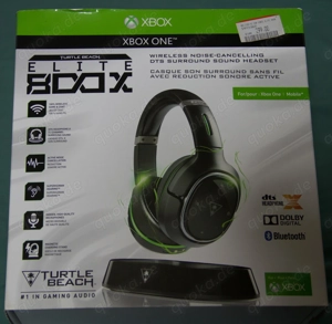 Turtle Beach Elite 800P Kabellos DTS Surround Sound Gaming Headset mit Störgeräu