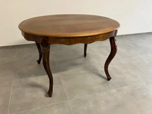 Antiker ovaler Mahagoni Tisch Bild 2