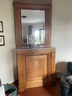 Biedermeier Schrank mit oder ohne Spiegelaufsatz