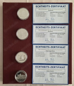 Silber-Sonderprägung 1000 Jahre Mecklenburg-Vorpommern