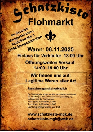 Schatzkiste Hallenflohmarkt