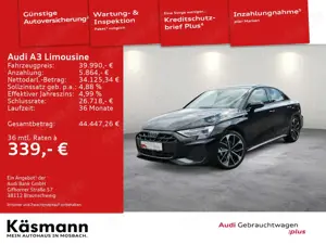Audi A3 S line 35TFSI 2xS line LED NAV SONO